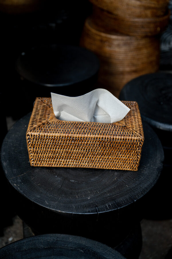 tissue box Rattan