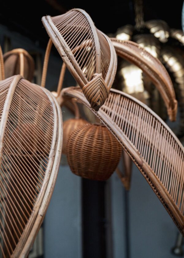 Ratan Palm lamp XL - Afbeelding 3