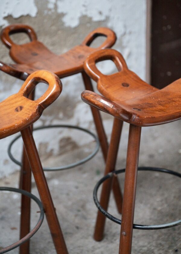 set van 3 Marbella stools - Afbeelding 3