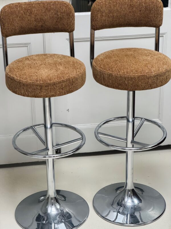 set vintage Borje Johanson barkrukken - Afbeelding 4